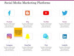 Social media marketing platforms ppt powerpoint presentation styles deck