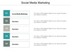Social media marketing ppt powerpoint presentation gallery graphic tips cpb