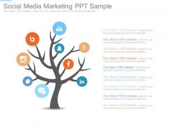 Social media marketing ppt sample