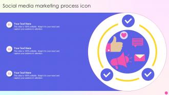 Social Media Marketing Process Icon