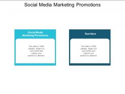 Social media marketing promotions ppt powerpoint presentation slides outfit cpb