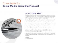 Social Media Marketing Proposal Powerpoint Presentation Slides