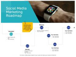 Social media marketing roadmap february ppt powerpoint presentation show topics