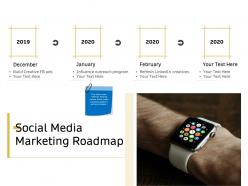 Social media marketing roadmap ppt powerpoint presentation model templates
