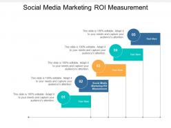 Social media marketing roi measurement ppt powerpoint presentation gallery layout cpb