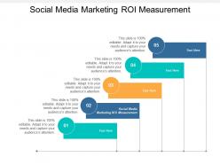 Social media marketing roi measurement ppt powerpoint presentation gallery layout cpb