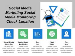 Social media marketing social media monitoring check location