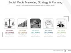 Social media marketing strategy and planning powerpoint slide presentation tips
