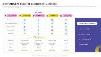 Social Media Marketing Strategy Best Software Tools For Businesses Catalogs MKT SS V