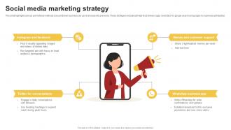 Social Media Marketing Strategy Cloud Kitchen Startup Go To Market Strategy GTM SS