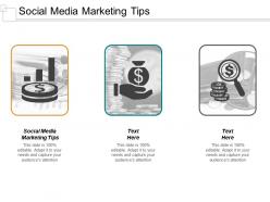 Social media marketing tips ppt powerpoint presentation inspiration design inspiration cpb