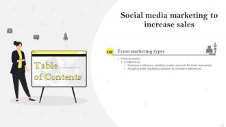 Social Media Marketing To Increase Sales Powerpoint Presentation Slides MKT CD V Professional
