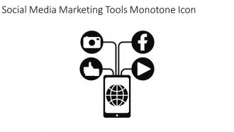 Social Media Marketing Tools Monotone Icon In Powerpoint Pptx Png And Editable Eps Format
