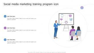 Social Media Marketing Training Program Icon