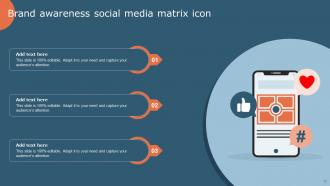 Social Media Matrix Powerpoint Ppt Template Bundles