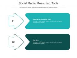 Social media measuring tools ppt powerpoint presentation summary microsoft cpb