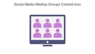 Social Media Meetup Groups Colored Icon In Powerpoint Pptx Png And Editable Eps Format