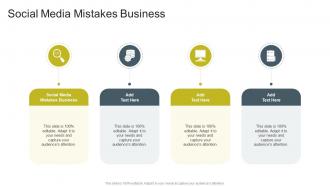 Social Media Mistakes Business In Powerpoint And Google Slides Cpb