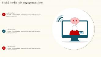 Social Media Mix Engagement Icon