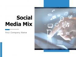 Social media mix powerpoint presentation slides