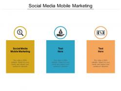 Social media mobile marketing ppt powerpoint presentation professional cpb