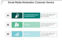 Social media moderation customer service ppt powerpoint presentation styles influencers cpb