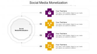 Social Media Monetization Ppt Powerpoint Presentation Show Background Designs Cpb