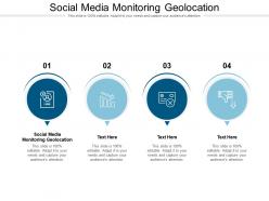 Social media monitoring geolocation ppt powerpoint slides vector cpb