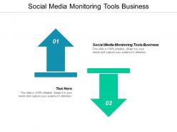 Social media monitoring tools business ppt powerpoint presentation slides portrait cpb