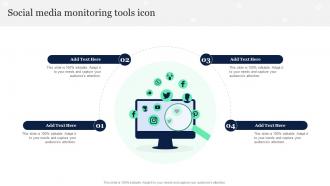 Social Media Monitoring Tools Icon