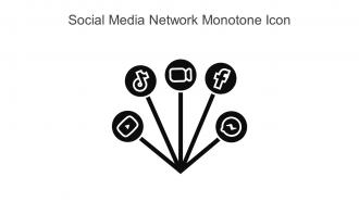 Social Media Network Monotone Icon In Powerpoint Pptx Png And Editable Eps Format