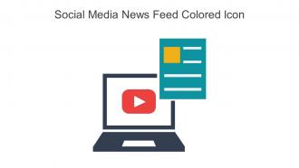 Social Media News Feed Colored Icon In Powerpoint Pptx Png And Editable Eps Format