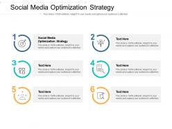 Social media optimization strategy ppt powerpoint presentation inspiration cpb