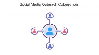 Social Media Outreach Colored Icon In Powerpoint Pptx Png And Editable Eps Format