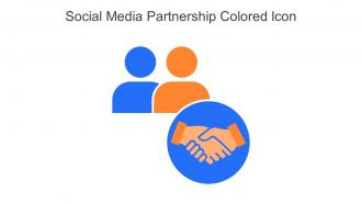 Social Media Partnership Colored Icon In Powerpoint Pptx Png And Editable Eps Format