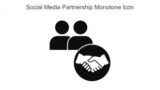 Social Media Partnership Monotone Icon In Powerpoint Pptx Png And Editable Eps Format