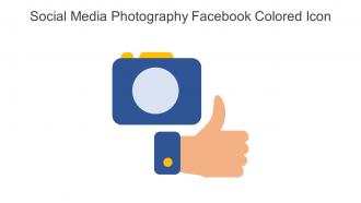 Social Media Photography Facebook Colored Icon In Powerpoint Pptx Png And Editable Eps Format