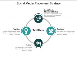 Social media placement strategy ppt powerpoint presentation file outline cpb