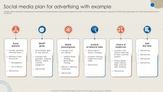 Social Media Plan For Advertising With Example