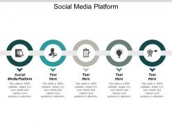 Social media platform ppt powerpoint presentation infographics show cpb