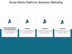 Social media platforms business marketing ppt powerpoint presentation portfolio graphics cpb
