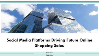 Social Media Platforms Driving Future Online Shopping Sales PPT Demonstration AT