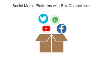 Social Media Platforms With Box Colored Icon In Powerpoint Pptx Png And Editable Eps Format