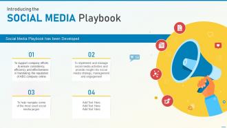 Social Media Playbook Introducing The Social Media Playbook