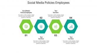 Social media policies employees ppt powerpoint presentation gallery templates cpb