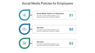 Social media policies for employees ppt powerpoint presentation file cpb