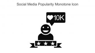 Social Media Popularity Monotone Icon In Powerpoint Pptx Png And Editable Eps Format