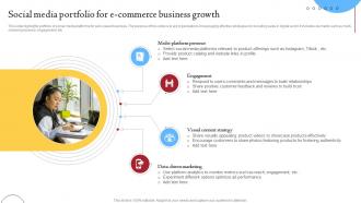 Social Media Portfolio For E Commerce Business Growth