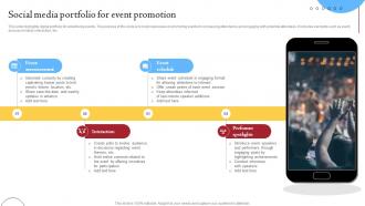 Social Media Portfolio For Event Promotion
