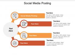 Social media posting ppt powerpoint presentation pictures gridlines cpb